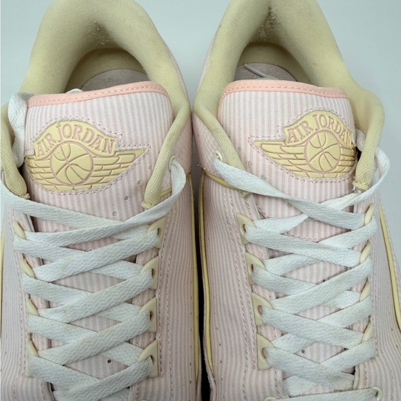 Nike Air Jordan Retro 2 Pink and Gold Sneakers - Picture 13 of 16